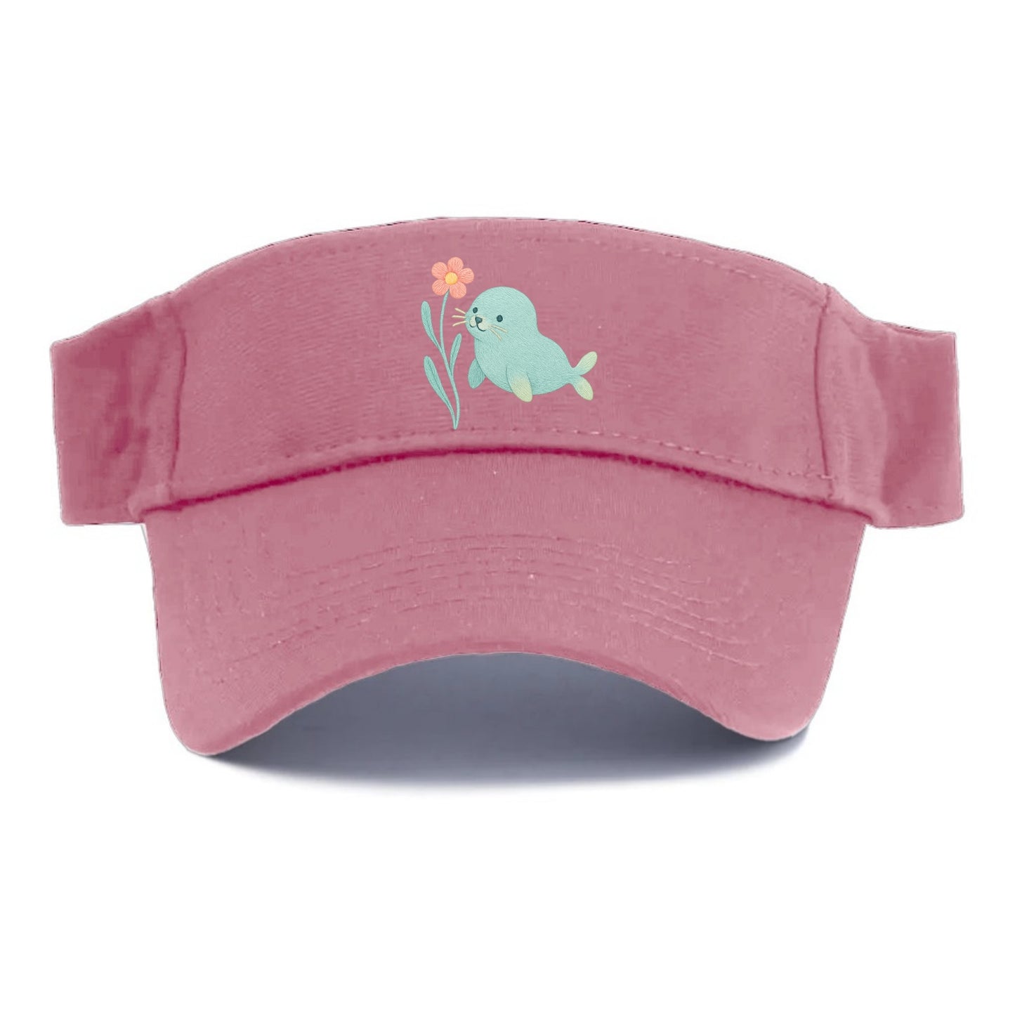 Mint Seal Pup - Visor - Pink
