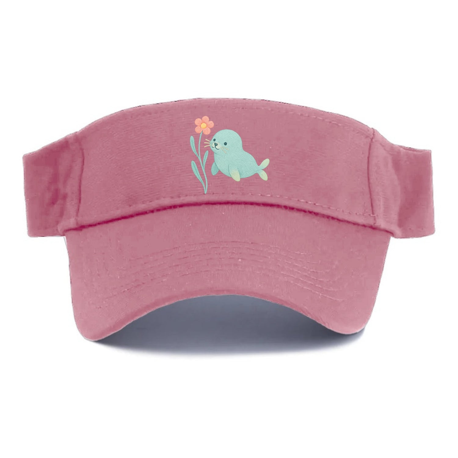 Mint Seal Pup - Visor - Pink