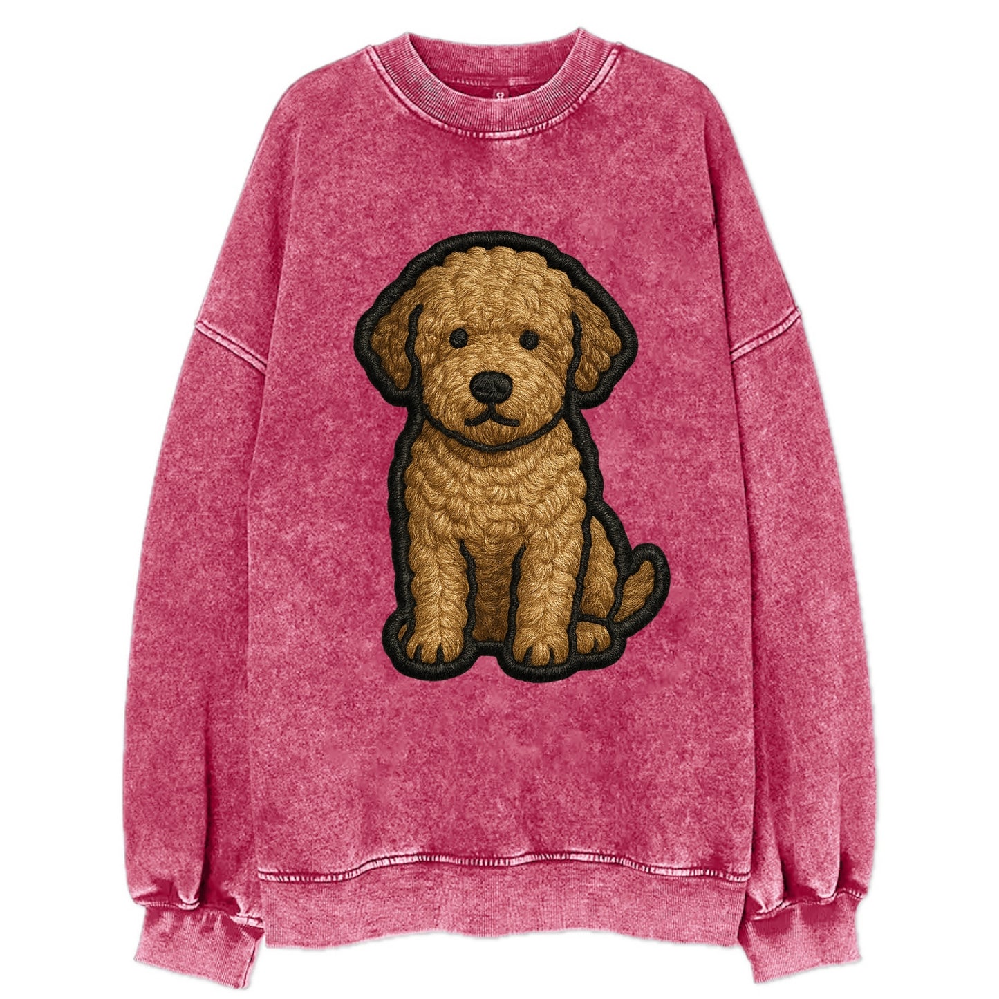 Lagotto Romagnolo - Modern truffle hunte - Vintage Sweatshirt - Pink