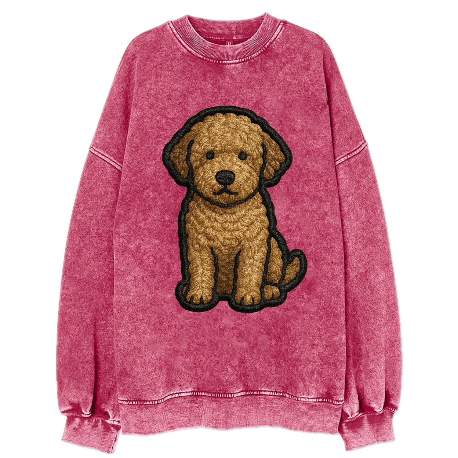 Lagotto Romagnolo - Modern truffle hunte - Vintage Sweatshirt - Pink