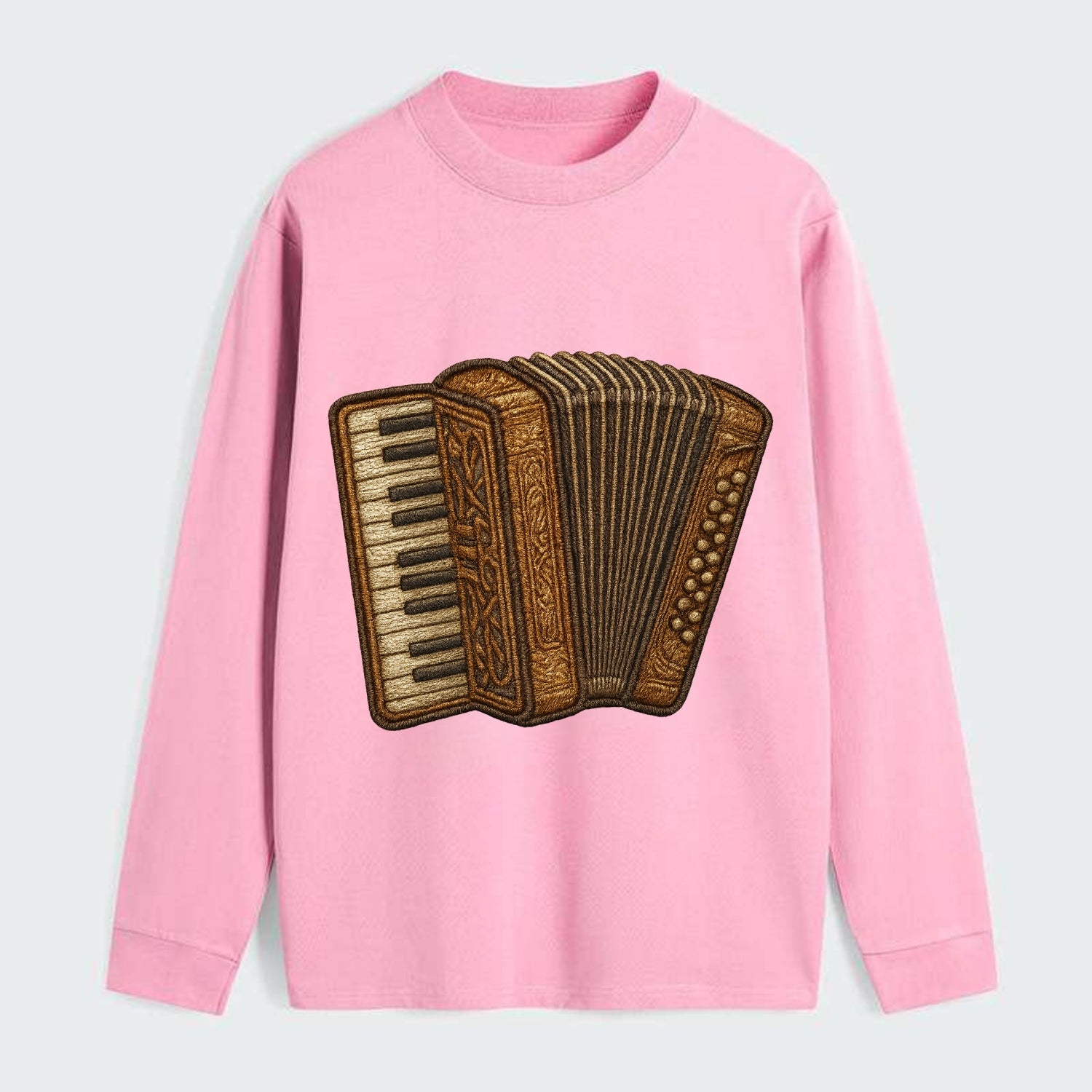 Accordion  - Classic Long Sleeve Shirt - Pink