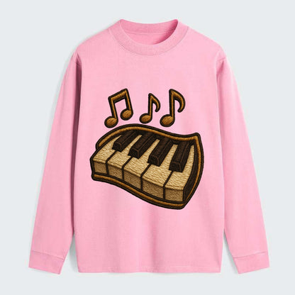 Piano Keys  - Classic Long Sleeve Shirt - Pink