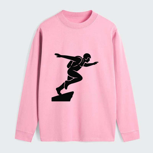 Base jumper launching off - Classic Long Sleeve Shirt