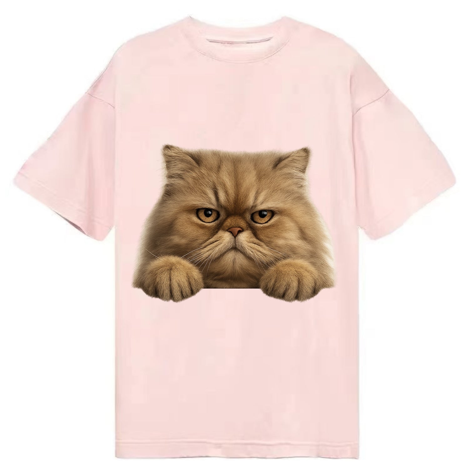 Persian Cat  - Classic T-shirt - Pink