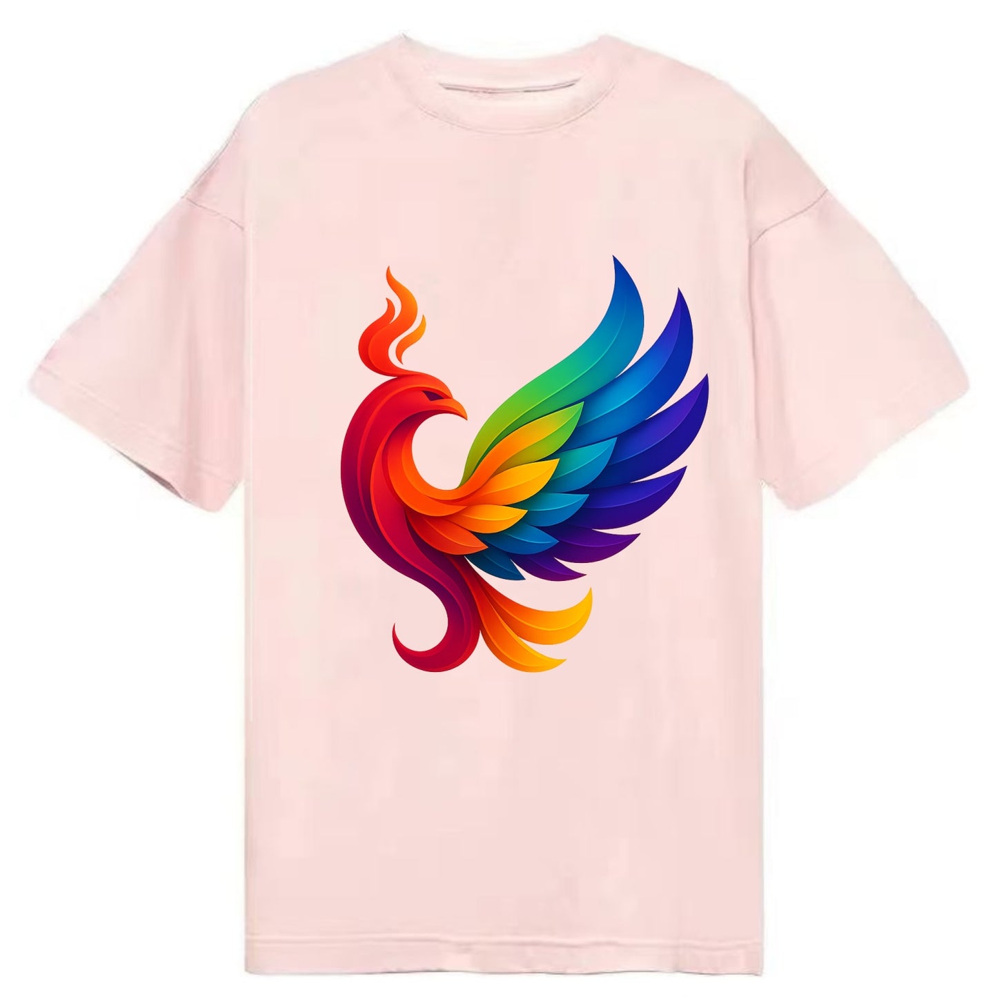 Liberation Bird - Phoenix with each feat - Classic T-shirt - Pink