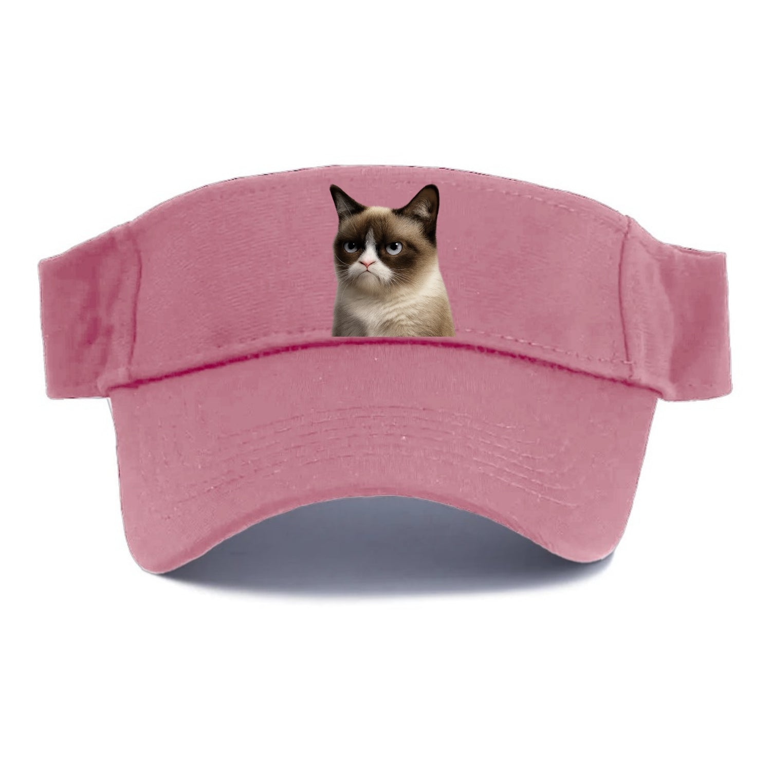 Grumpy Cat Expression  - Visor - Pink