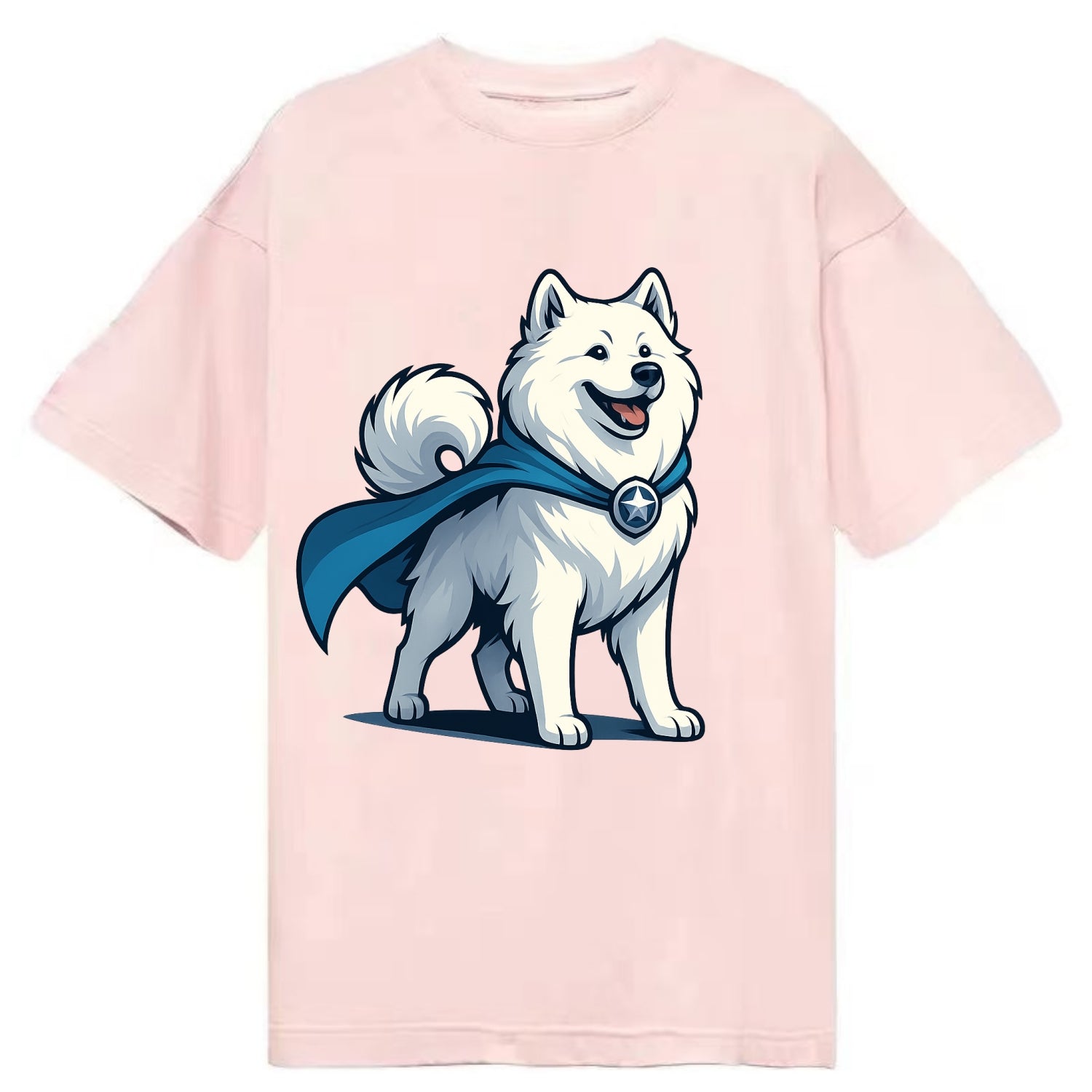 Samoyed Winter Hero  - Classic T-shirt - Pink