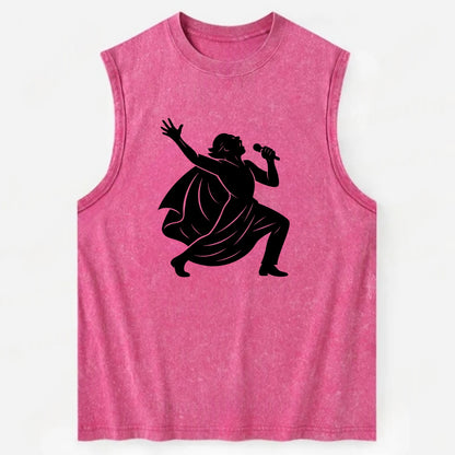 Opera singer powerful finale - Vintage Washed Tank - Pink