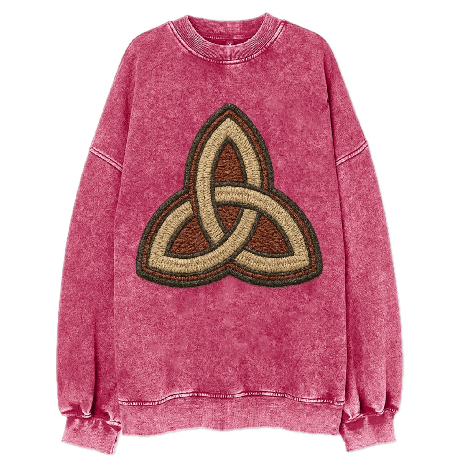 Trinity Knot  - Vintage Sweatshirt - Pink