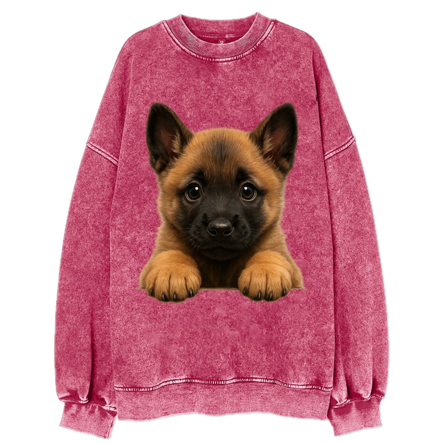 Belgian Malinois  - Vintage Sweatshirt - Pink
