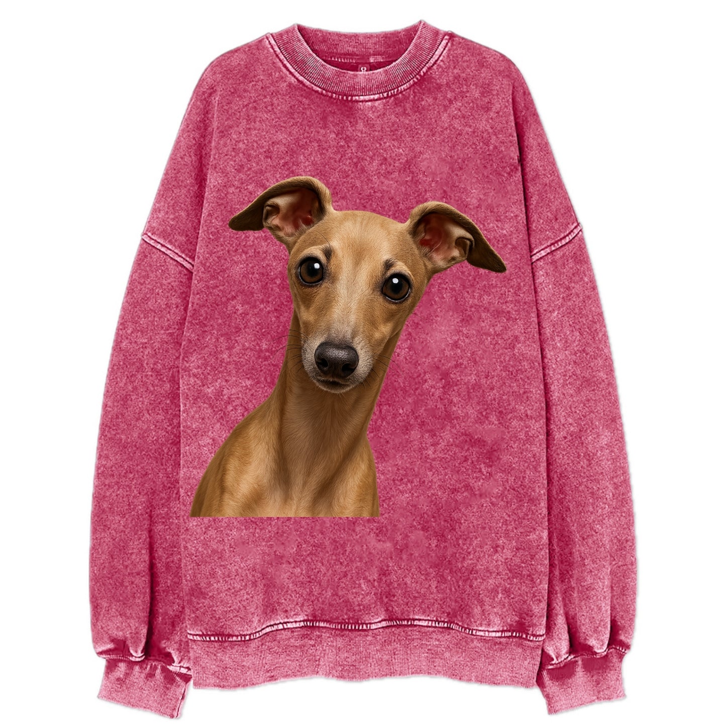 Italian Greyhound  - Vintage Sweatshirt - Pink