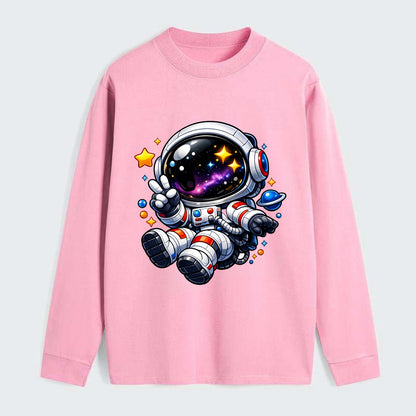 Space Explorer - Classic Long Sleeve Shirt - Pink