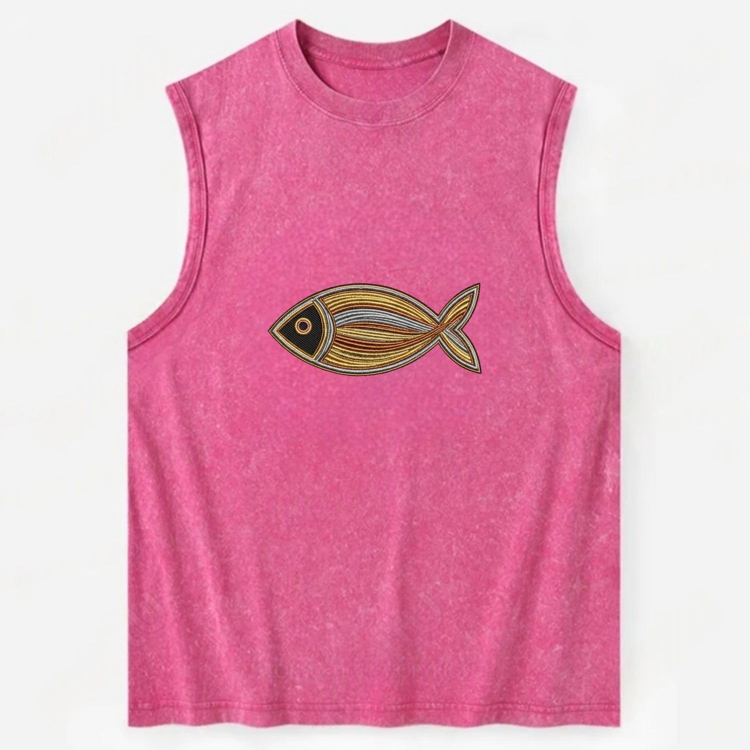 Ichthys - Vintage Washed Tank - Pink