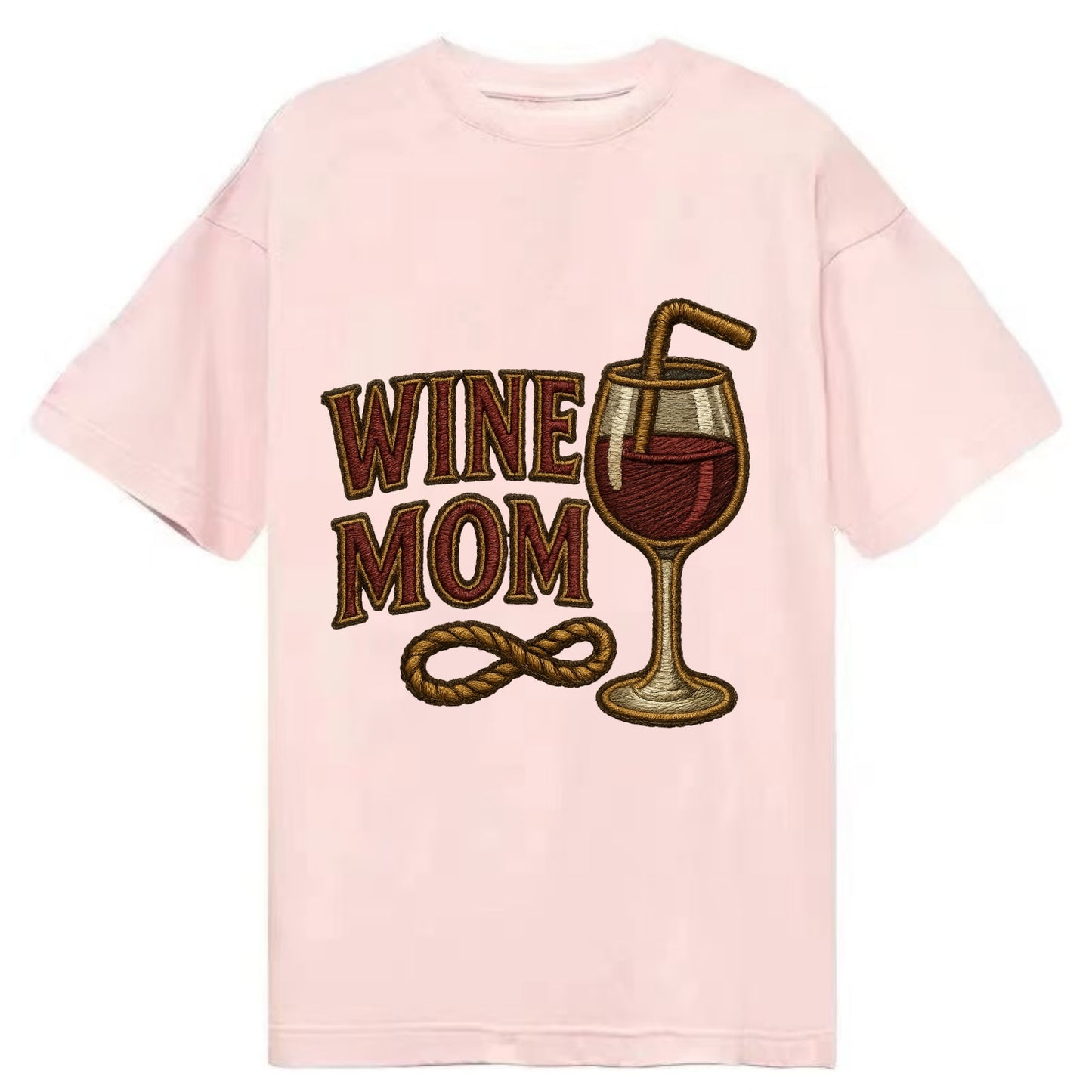 Wine Mom  - Classic T-shirt - Pink
