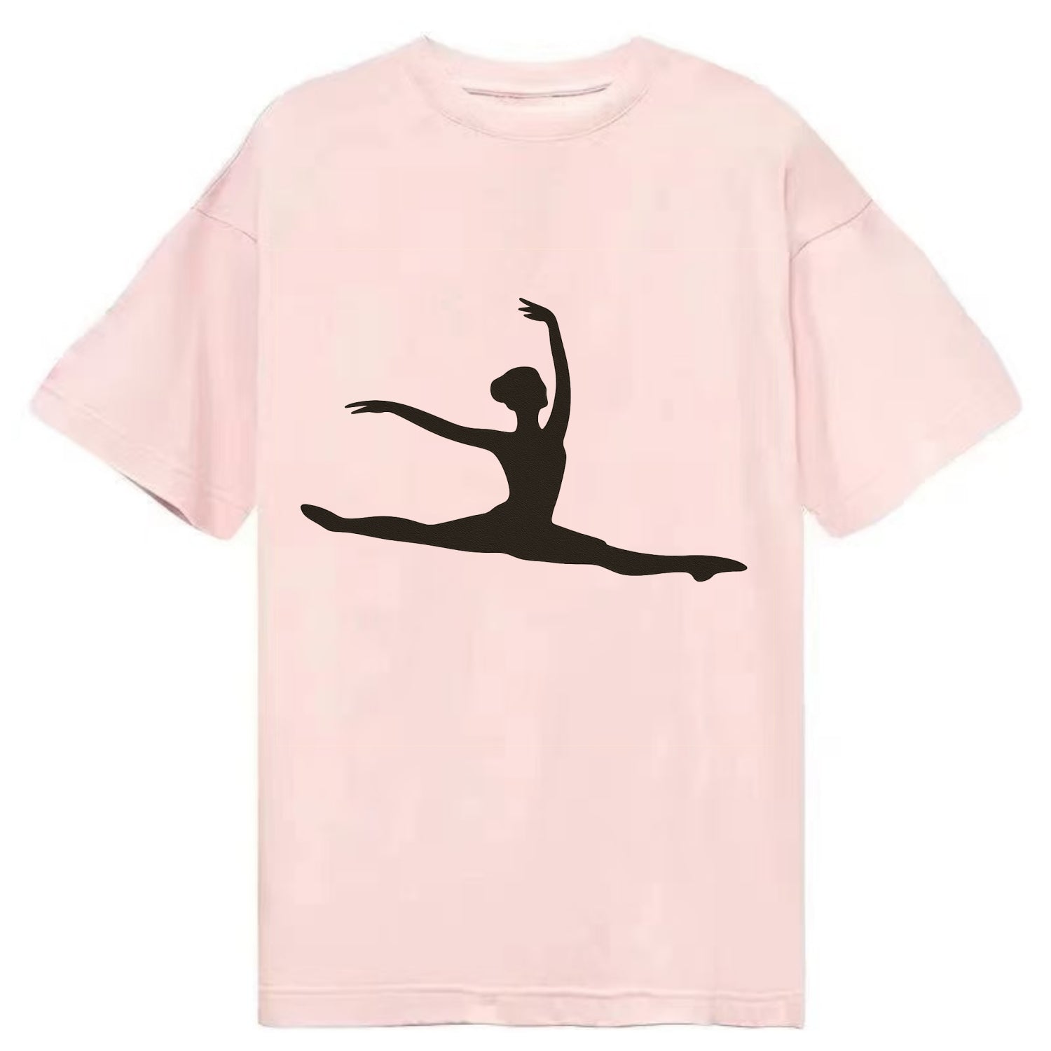 Ballet dancer in grand jete leap - Classic T-shirt - Pink