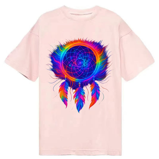 Dream Catcher Universe - Cosmic dreamcat - Classic T-shirt - Pink