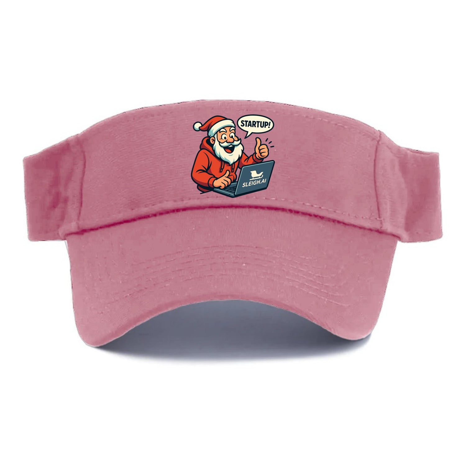 Santa Tech Startup CEO - Visor - Pink