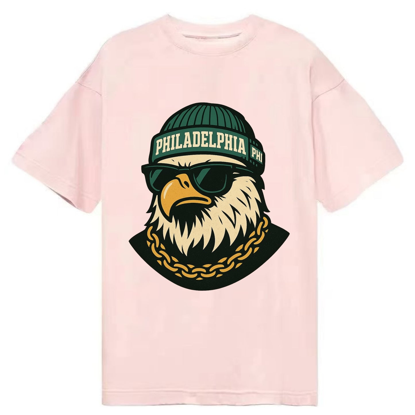 "eagle" "philadelphia" "phi" "green" "us East" - Classic T-shirt - Pink