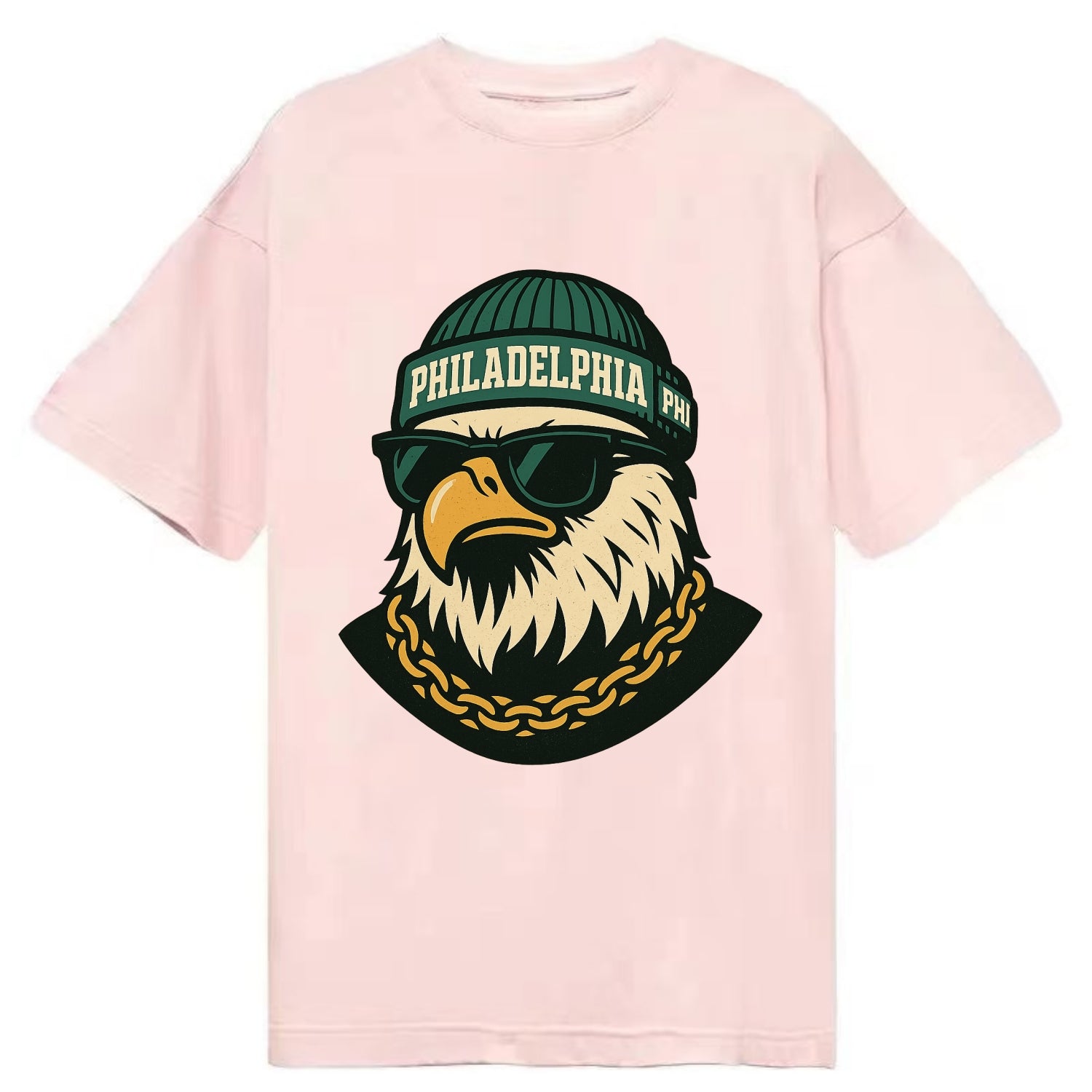 "eagle" "philadelphia" "phi" "green" "us East" - Classic T-shirt - Pink