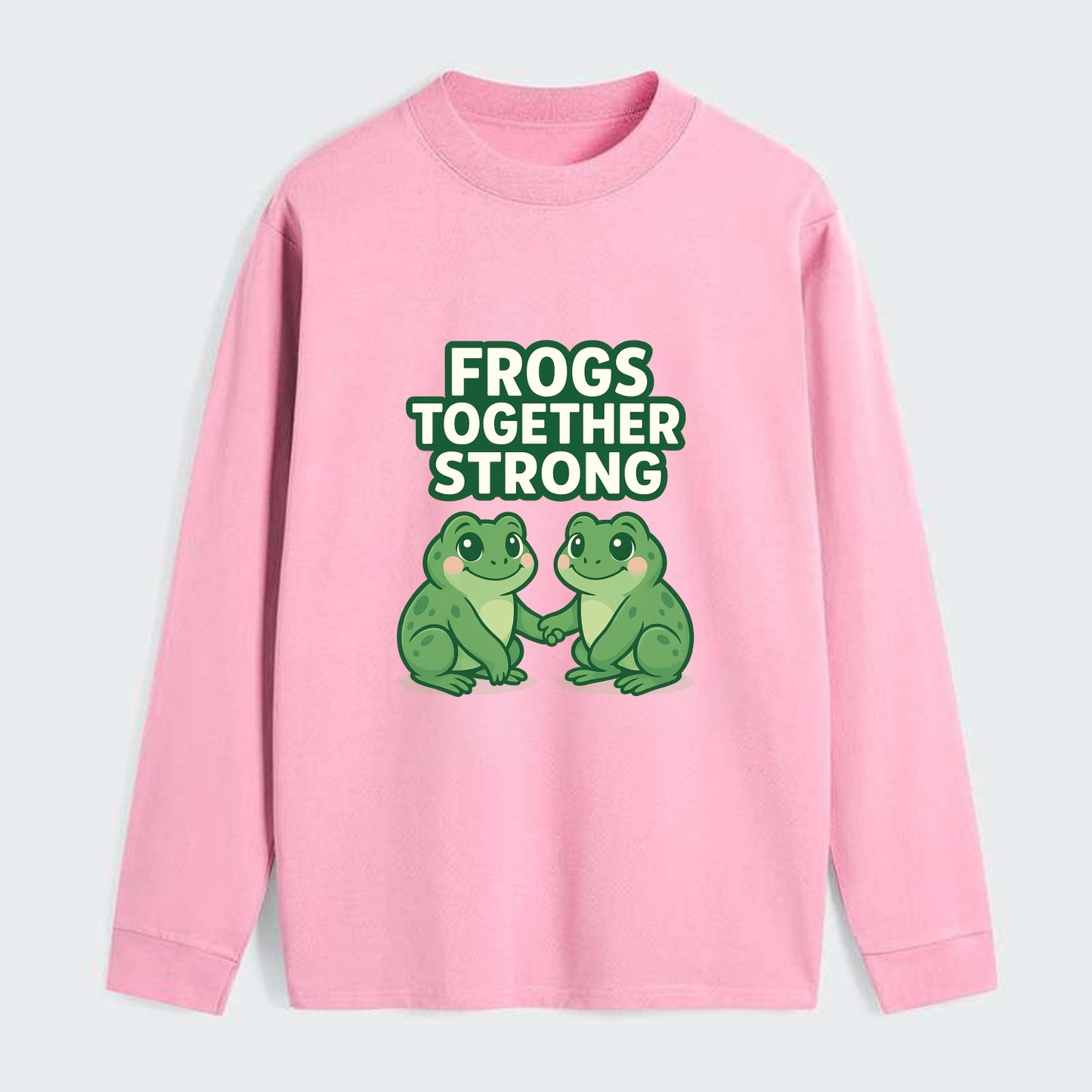 Frogs Together Strong 2 - Classic Long Sleeve Shirt - Pink