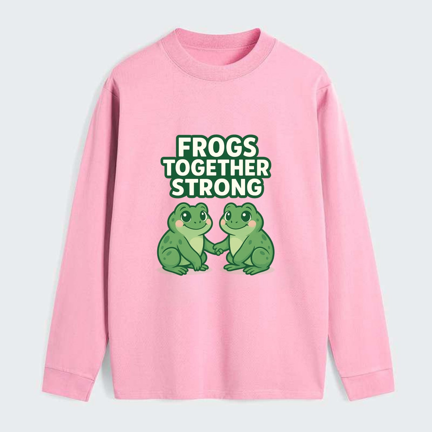 Frogs Together Strong 2 - Classic Long Sleeve Shirt - Pink