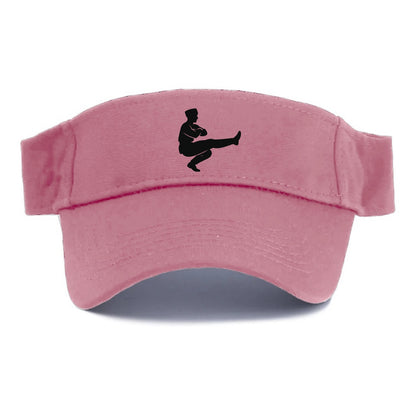 Russian Cossack dancer squat kick - Visor - Pink