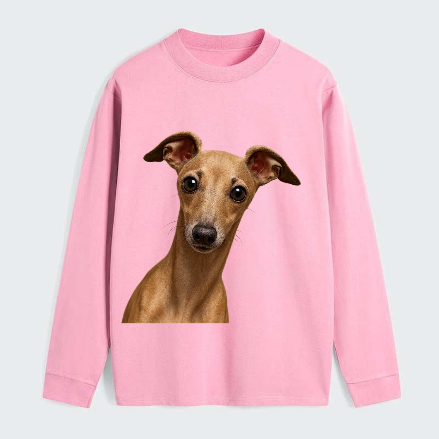 Italian Greyhound  - Classic Long Sleeve Shirt - Pink