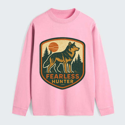 Fearless Hunter  - Classic Long Sleeve Shirt - Pink