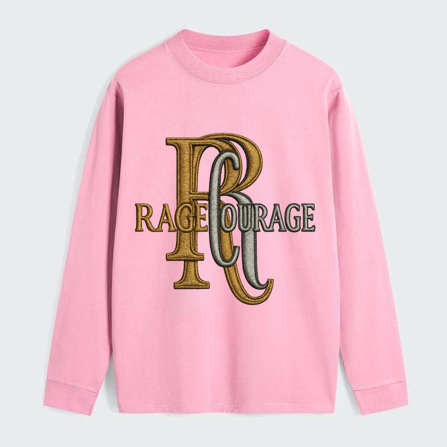 RAGE;COURAGE MODE Warrior Green Hat - Classic Long Sleeve Shirt - Pink