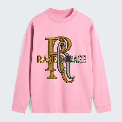 RAGE;COURAGE MODE Warrior Green Hat - Classic Long Sleeve Shirt - Pink