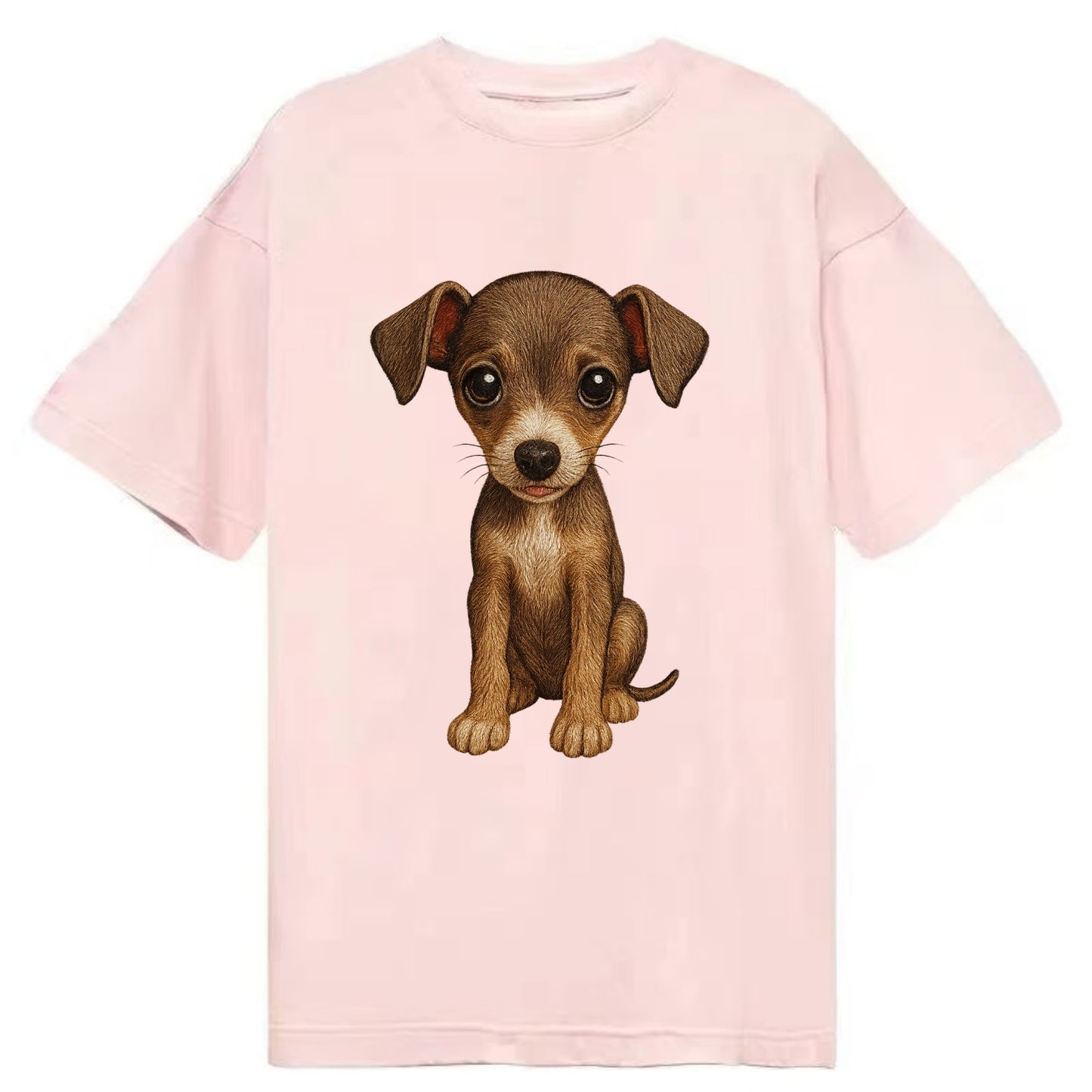 Baby Italian Greyhound Puppy - sleek tiny body, long legs, gentle eyes, - Classic T-shirt - Pink