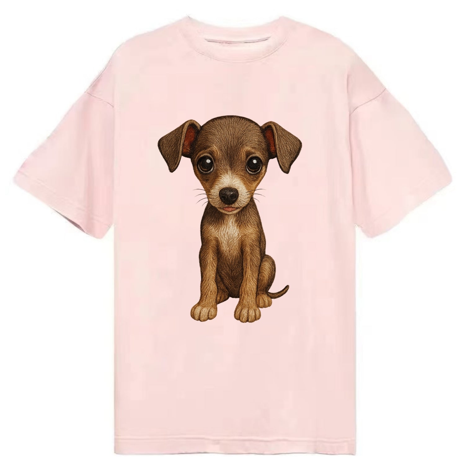 Baby Italian Greyhound Puppy - sleek tiny body, long legs, gentle eyes, - Classic T-shirt - Pink
