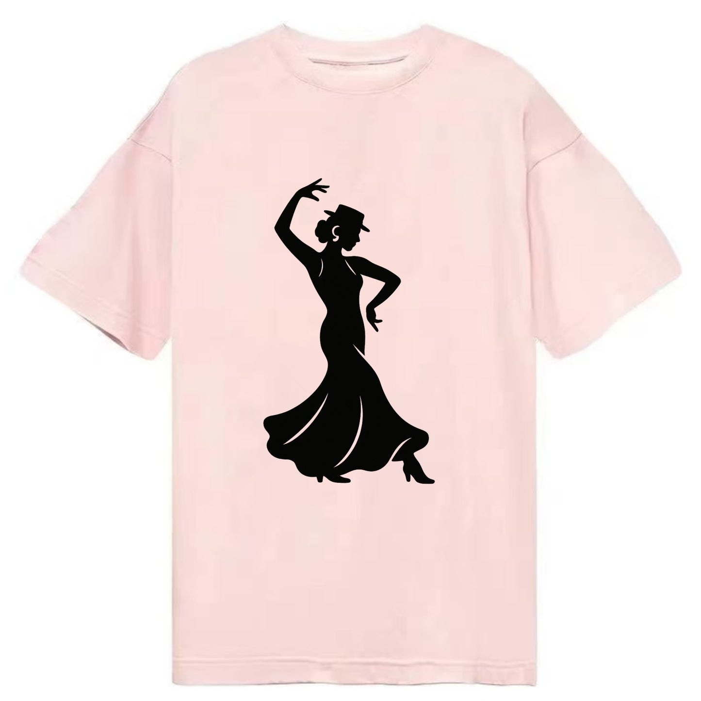 Flamenco dancer passionate stance - Classic T-shirt - Pink
