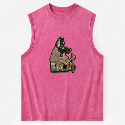 Anubis - Vintage Washed Tank - Pink