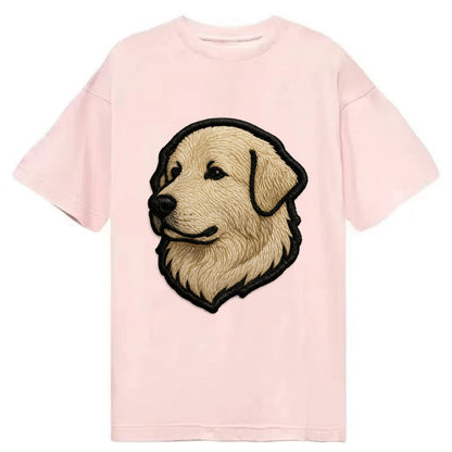 Great Pyrenees - Trendy fluffy giant des - Classic T-shirt - Pink