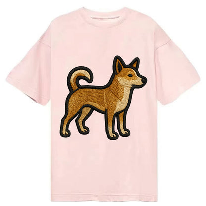 Norwegian Lundehund - Modern puffin hunt - Classic T-shirt - Pink