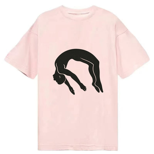 Gymnast doing a backflip - Classic T-shirt