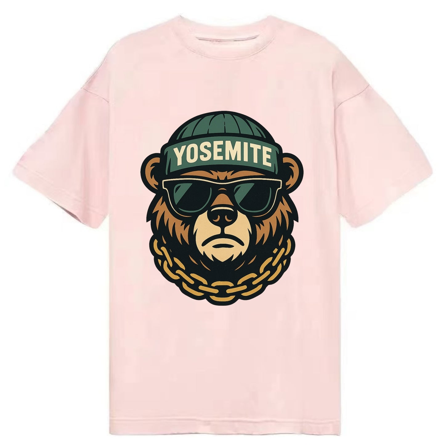 Yosemite Bear - Classic T-shirt - Pink