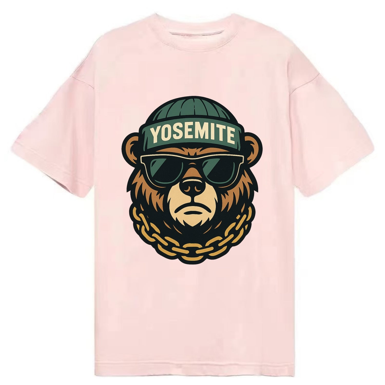 Yosemite Bear - Classic T-shirt - Pink
