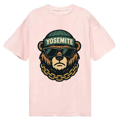 Yosemite Bear - Classic T-shirt - Pink