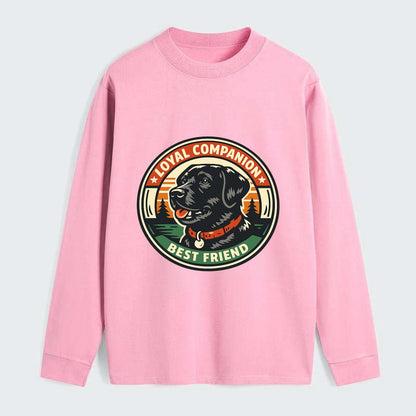 Noble Companion Emblem - Classic Long Sleeve Shirt - Pink