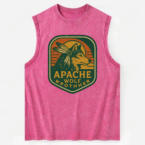 Apache Wolf Brother  - Vintage Washed Tank
