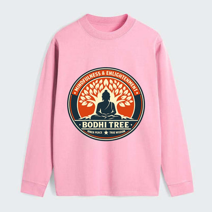 Zen Harmony Emblem - Classic Long Sleeve Shirt - Pink