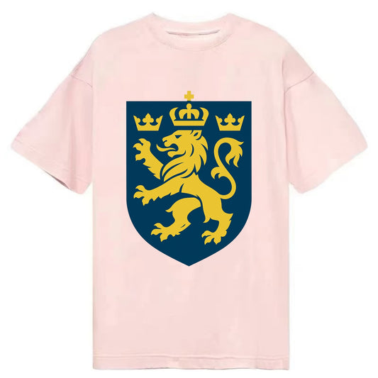 Sweden Three Crowns Emblem  - Classic T-shirt - Pink