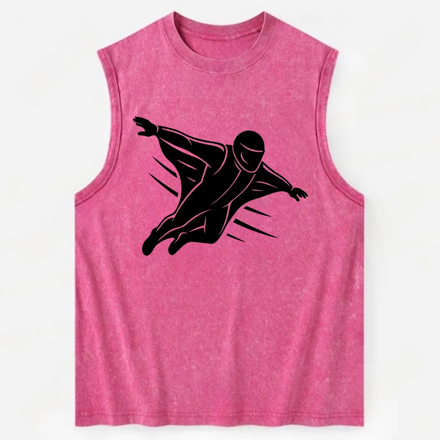 Wingsuit flyer gliding - Vintage Washed Tank - Pink