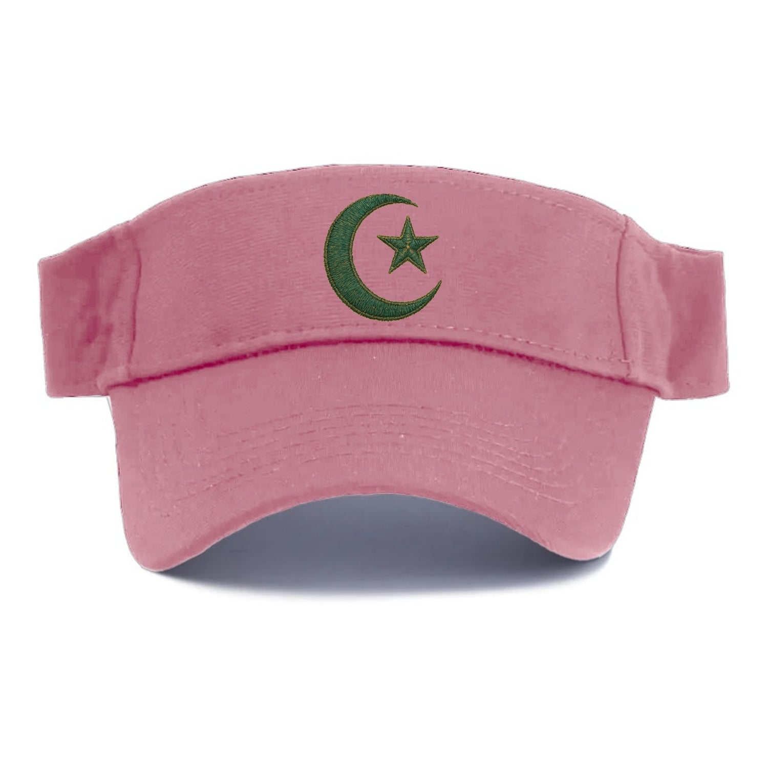 Crescent Moon and Star - Visor - Pink