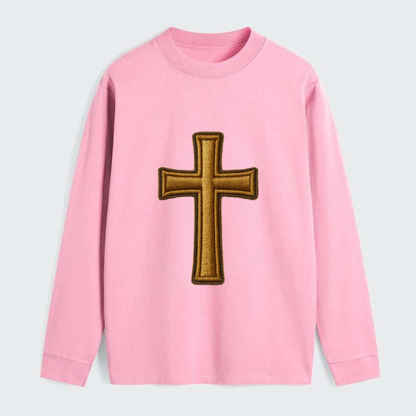 Latin Cross - Classic Long Sleeve Shirt - Pink