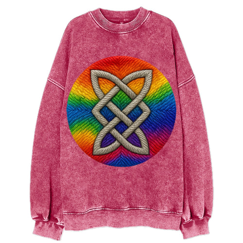 Celtic Shield Knot  - Vintage Sweatshirt