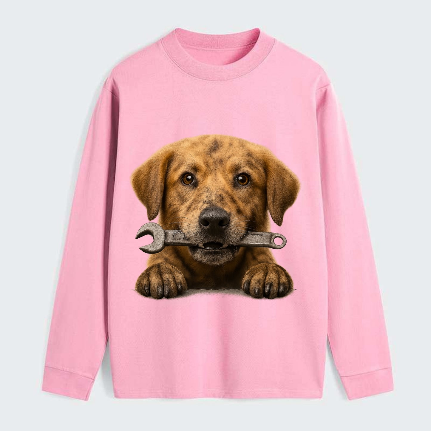 Mechanic Dog  - Classic Long Sleeve Shirt - Pink