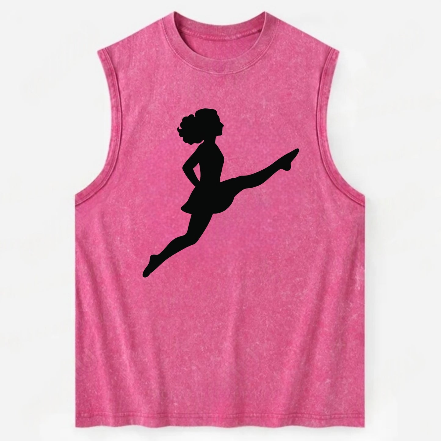 Irish step dancer Riverdance leap - Vintage Washed Tank - Pink